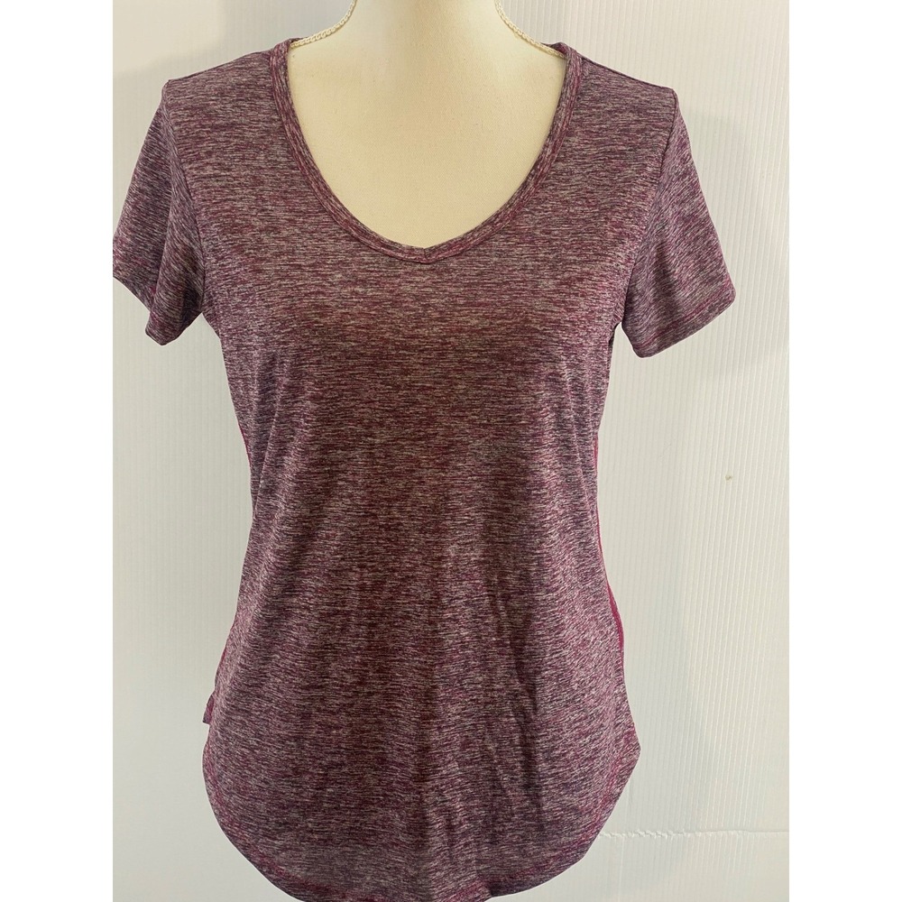 Wine Berry Columbia Willow Beach Women's Short Sleeve Wicking T-Shirt Top M